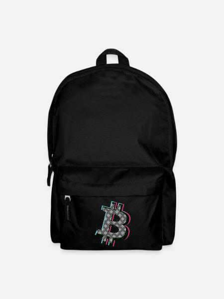 Bitcoin B Popart - Rucksack - Schwarz