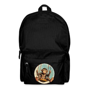 Balançoire de singe – restez détendu ! - Sac à dos - noir - Devant