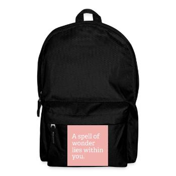 A spell of wonder - Backpack - black - Front