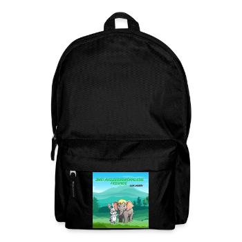 Zwei außergewöhnliche Freunde - Rucksack - Schwarz - Vorne