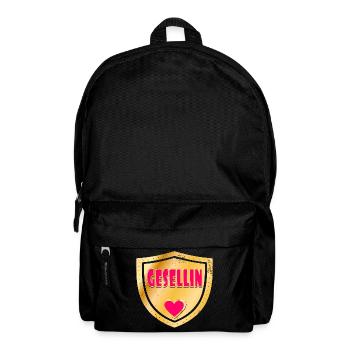 AUSBILDUNG HANDWERK ABSCHLUSS GESELLIN - Rucksack - Schwarz - Vorne