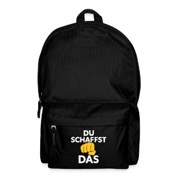 Vous pouvez le faire – Motif du Poing - Sac à dos - noir - Devant