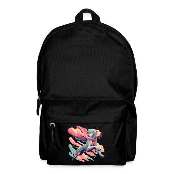 Super Dog Weimaraner Weimi Cape Cape Gift - Backpack - black - Front