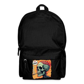 Zombie Schädel – I Love Spain Design - Rucksack - Schwarz - Vorne