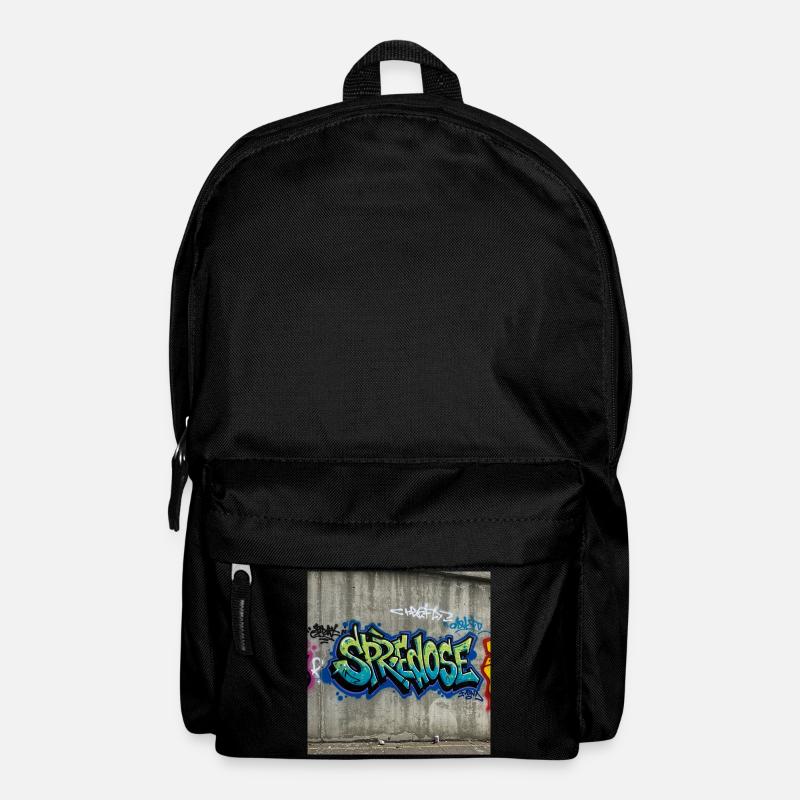 Graffiti Expression T-Shirt - Rucksack - Schwarz