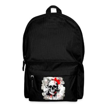 Skull Trash Polka Biker Culture - Backpack - black - Front