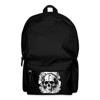 Skull Splash Trash Polka Tattoo - Backpack - black - Front