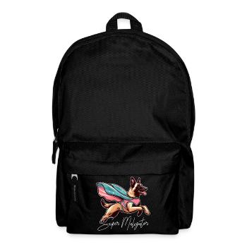 Super Mali Belgian Shepherd Cape Gift - Backpack - black - Front