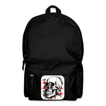 Skull Trash Polka Biker Culture - Backpack - black - Front