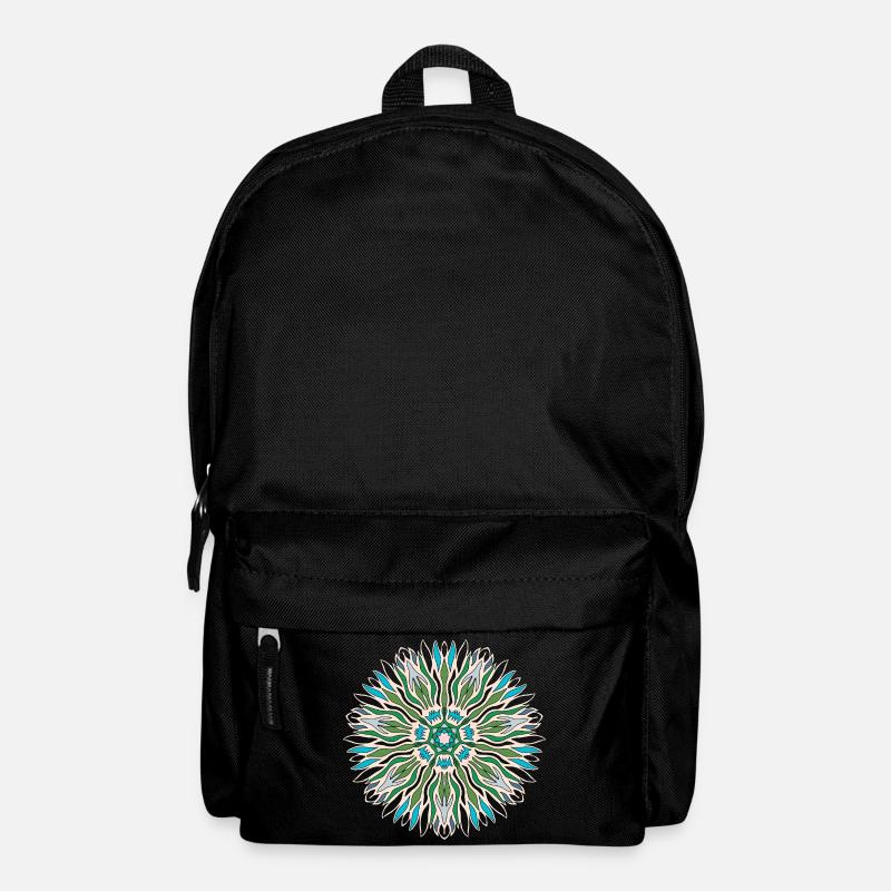 Meer Mandala - Rucksack - Schwarz