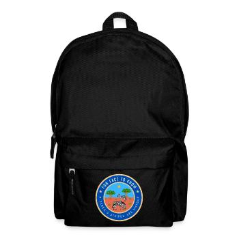 A zebra's stripes are unique - Backpack - black - Front