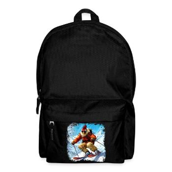 Poulet de ski - Sac à dos - noir - Devant