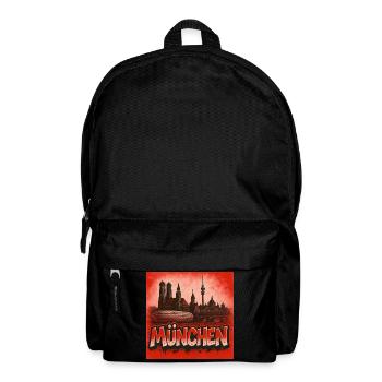 Munich in Graffiti Style - Backpack - black - Front