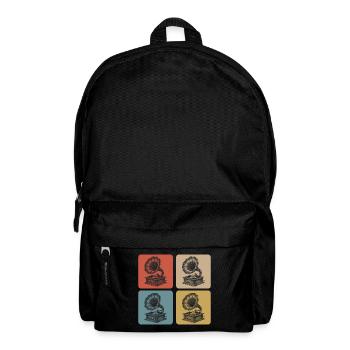 Gramophone Vintage Design - Backpack - black - Front