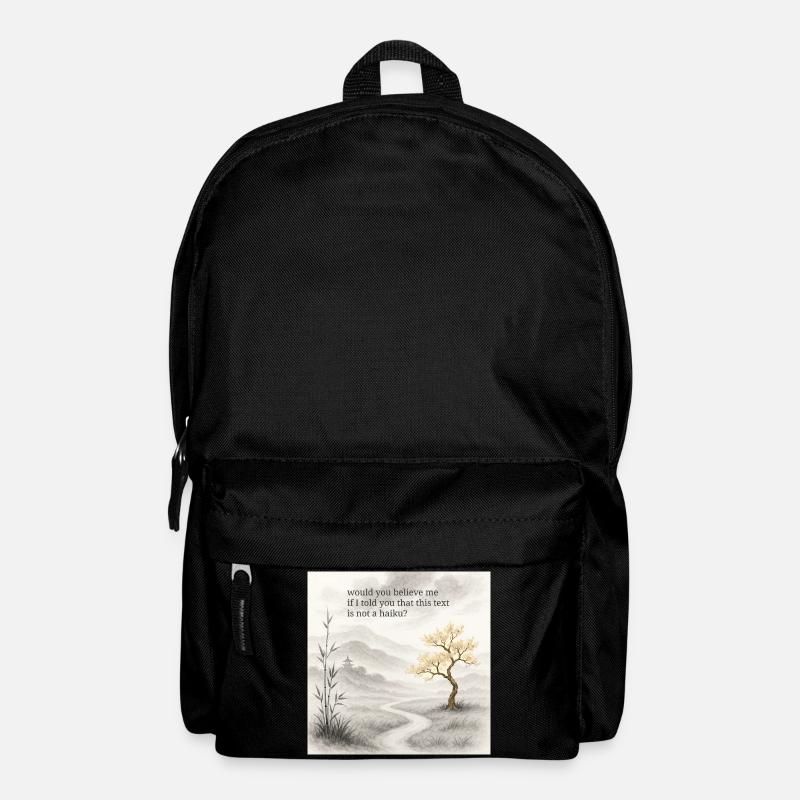 What's a haiku? - Rucksack - Schwarz