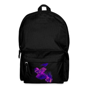 gekipptes holzkreuz, Rabe - Rucksack - Schwarz - Vorne