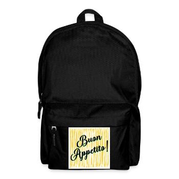 Spaghetti Enjoy your meal - Backpack - black - Front
