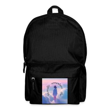 Mentally Somewhere Else – Aesthetic Dreamscape - Backpack - black - Front