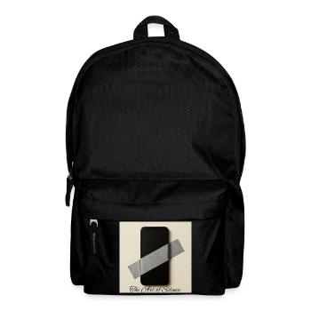 Silent Mobile Kunstdruck - Rucksack - Schwarz - Vorne