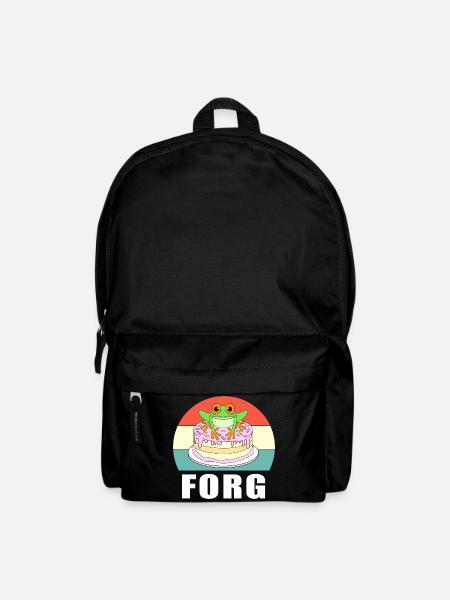 Frosch Laubfrosch - Rucksack - Schwarz