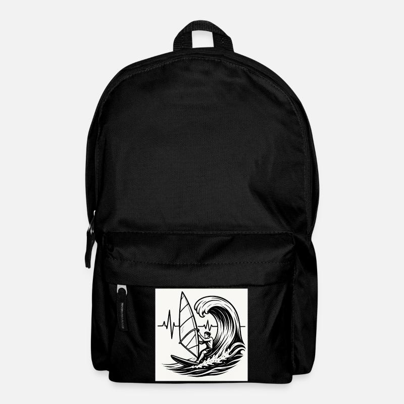 Surfer - Rucksack - Schwarz