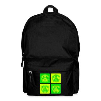 Retro Wählscheiben Telefon - Rucksack - Schwarz - Vorne