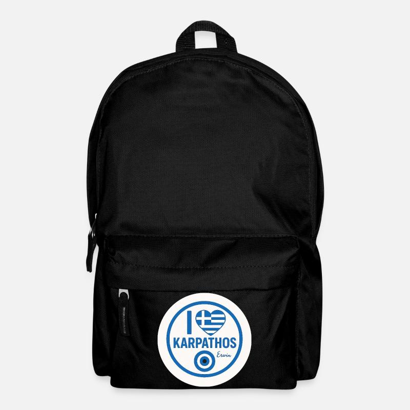 Karpathos Love  - das beliebte Motive - Rucksack - Schwarz