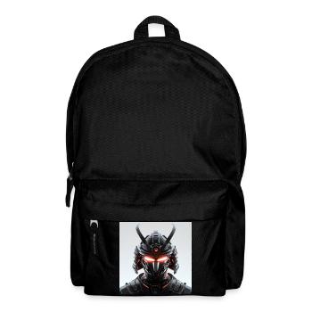 Digitale Samurai Futuristische Maskerade - Rucksack - Schwarz - Vorne