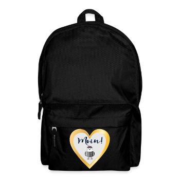 HERZ MOIN - MÖWE NORDDEUTSCHLAND - Rucksack - Schwarz - Vorne