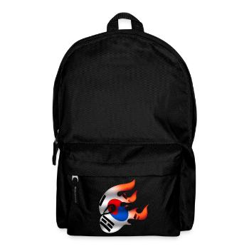 Korean Flag - Korea - Ninja - Backpack - black - Front
