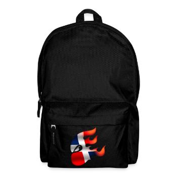 Flag of the Dominican Republic - Backpack - black - Front