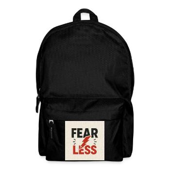 Motivierendes Power-Shock-Design - Rucksack - Schwarz - Vorne
