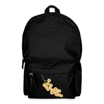 White Currant Bunch Illustration - Backpack - black - Front