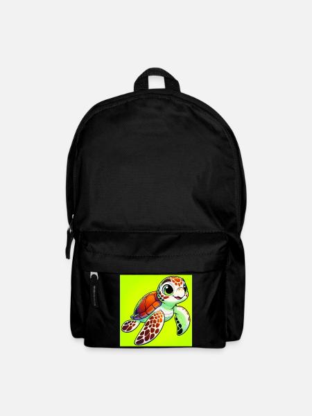 Schildkröte - Rucksack - Schwarz