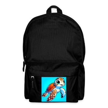 tortue - Sac à dos - noir - Devant