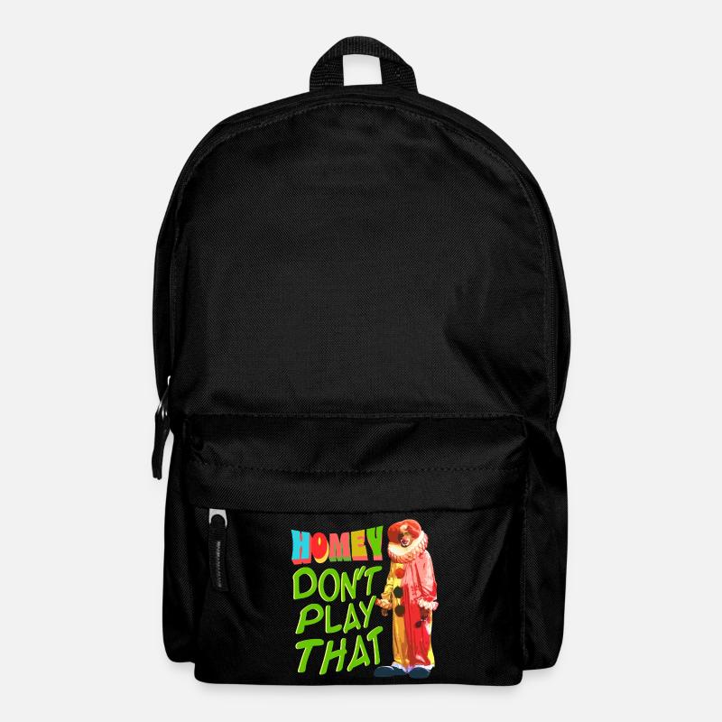 Heimelig spielt das nicht. Homey der Clown Meme - Rucksack - Schwarz