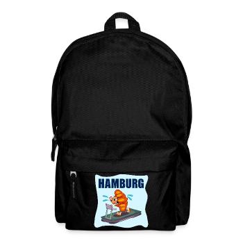 FRANZBRÖTCHEN HAMBURG - LAUFEN LAUFBAND - Rucksack - Schwarz - Vorne