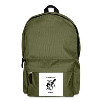 Pas de câlins, juste des couteaux. MERCREDI - Sac à dos - vert olive - Devant
