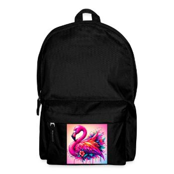 Flamant - Sac à dos - noir - Devant