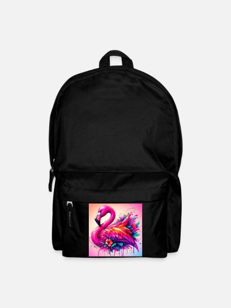 Flamingo - Rucksack - Schwarz