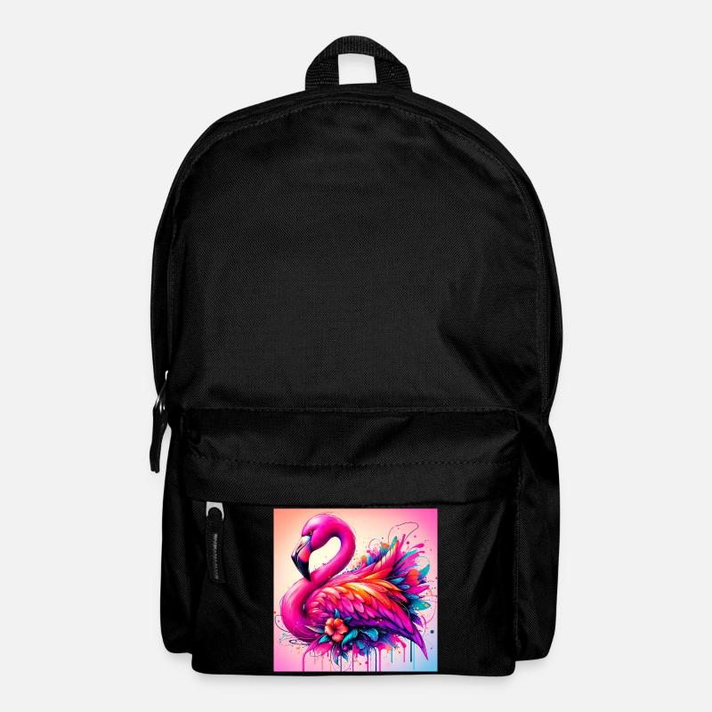 Flamingo - Rucksack - Schwarz