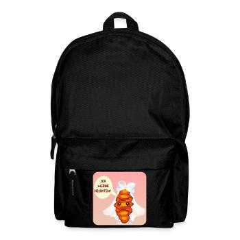 BRAUT - ICH WERDE HEIRATEN - FRANZBRÖTCHEN - Rucksack - Schwarz - Vorne