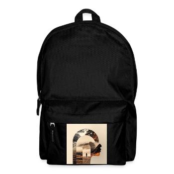 Silhouette Nature Counseling Design - Sac à dos - noir - Devant
