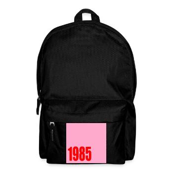GEBURTSJAHR 1985 GEBURTSTAG - Rucksack - Schwarz - Vorne