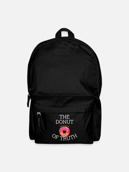 Whimsical Donut of Truth Illustration - Backpack - black