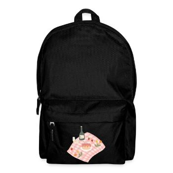 Feier Picknick Party Design - Rucksack - Schwarz - Vorne
