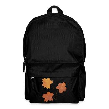 Autumn Maple Leaf Pattern for Cozy Apparel - Backpack - black - Front