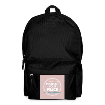Peace protection - Backpack - black - Front