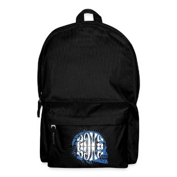 Rave music Ethereal Skull with Radiant Lines - Backpack - black - Front