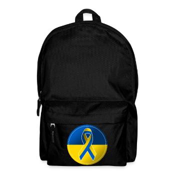 Solidarität Frieden Ukraine Demonstration - Rucksack - Schwarz - Vorne